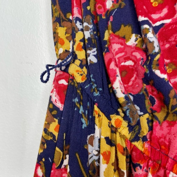 Trixxi Floral Strapless Ruffle Maxi Dress Women’s Small Bandeau - Picture 8 of 12